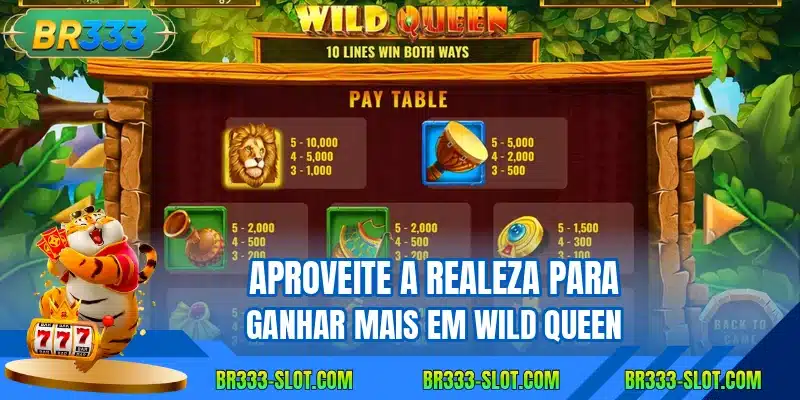 Aproveite a realeza para ganhar mais em Wild Queen