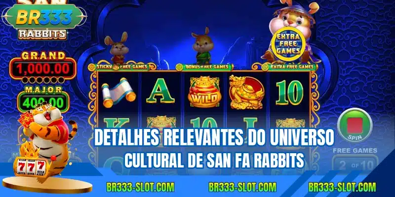 Detalhes relevantes do universo cultural de San Fa Rabbits
