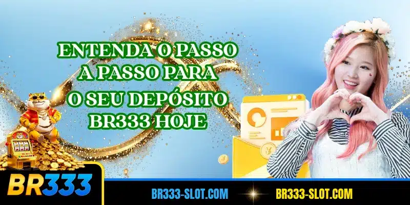 Entenda o passo a passo para o seu depósito BR333 hoje