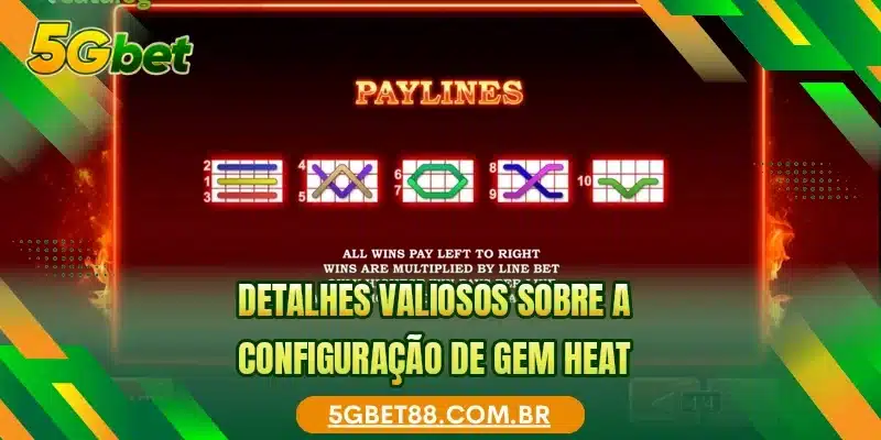 Detalhes valiosos sobre a configuração de Gem Heat